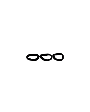 Cleo Hair Ties Black 3X